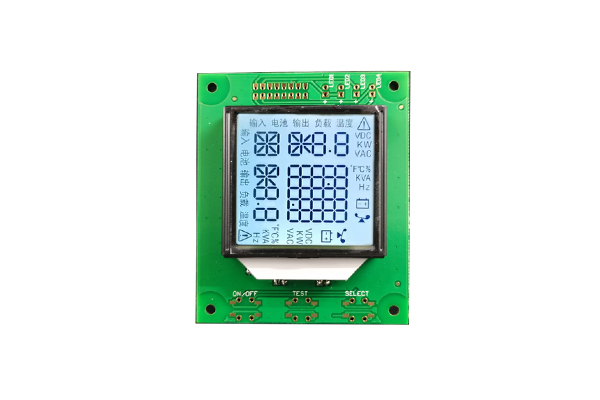 ما هي العوامل التي تؤثر على استهلاك الطاقة لشاشة LCD المدنية أحادية اللون؟