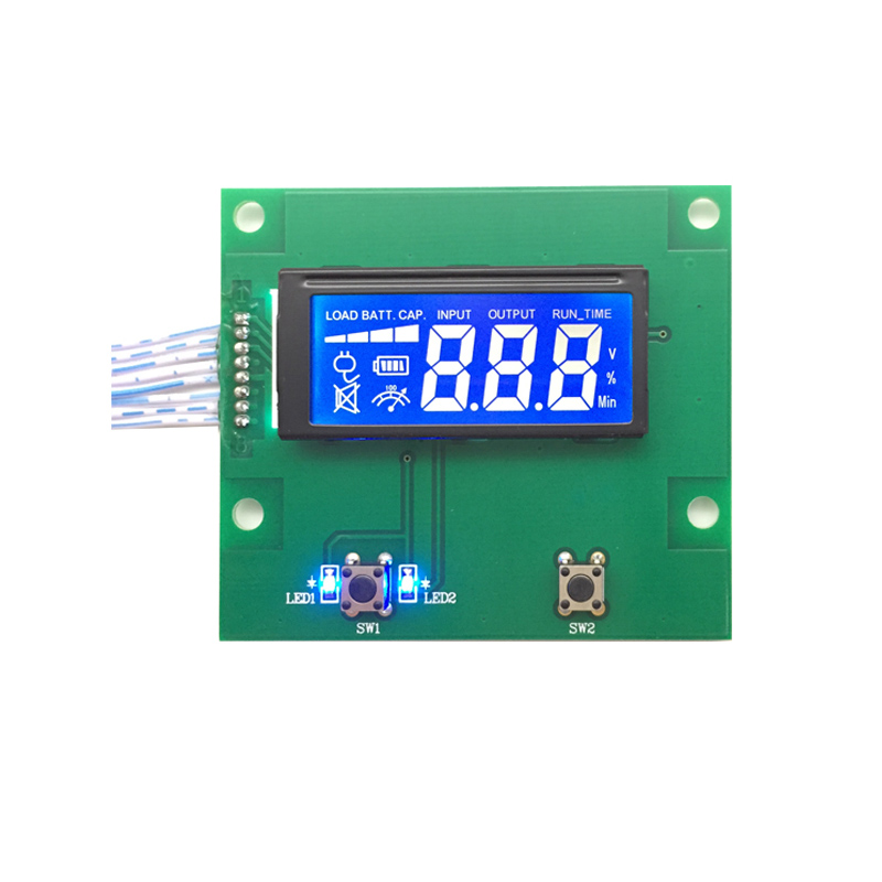 شاشة LCD أحادية اللون LCM لقطاع العاكس الكهروضوئي